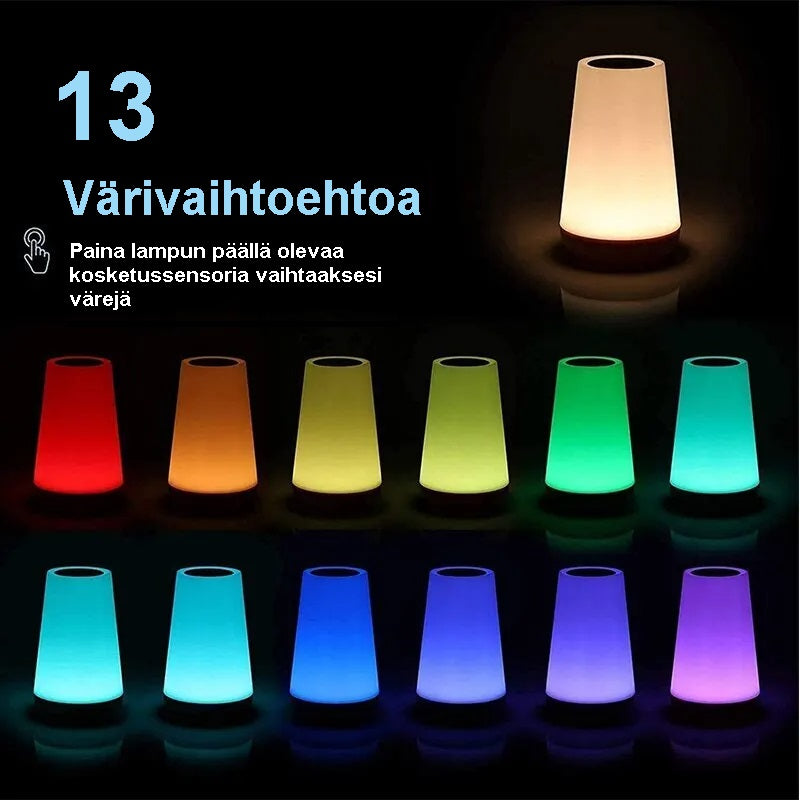 Väria Vaihtava Yöpöytälamppu