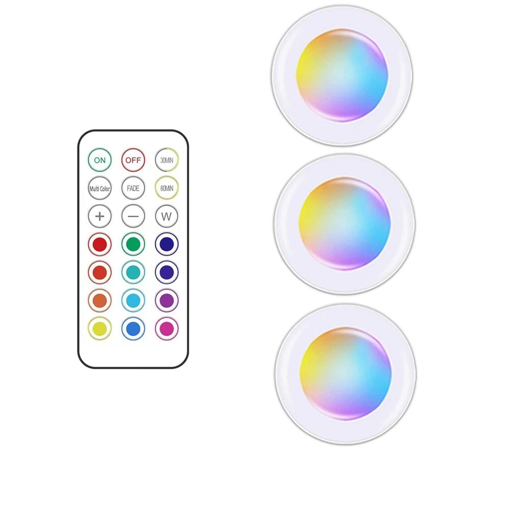 Värikkäät LED valot
